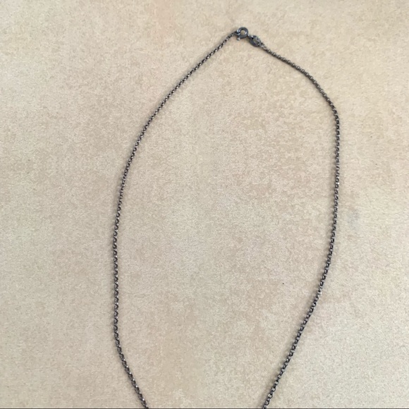 Vintage Sterling Handcrafted Malachite Necklace - Picture 6 of 12